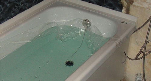 Установкой акрилового вкладыша | Сосновка